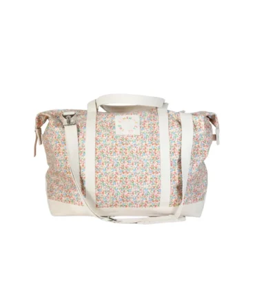 Floral Canvas Weekender