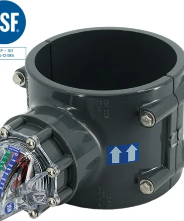 FlowVis Flow Meter – 6 inch Sch 80 PVC