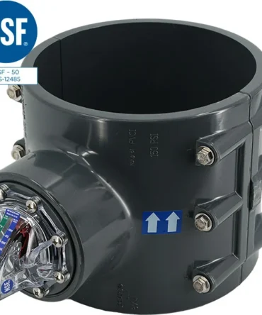 FlowVis Flow Meter – 8 inch Sch 80 PVC