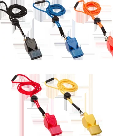 Fox 40 Classic CMG Cushioned Mouth Grip Whistle with Lanyard