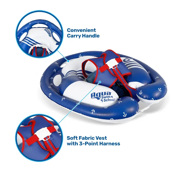 Freestyle Babyboat | Baby Pool Float with Adjustable Seat