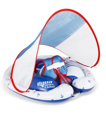 Freestyle Babyboat with Canopy | Baby Pool Float with Adjustable Seat