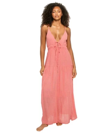 Front Tie Maxi Dress