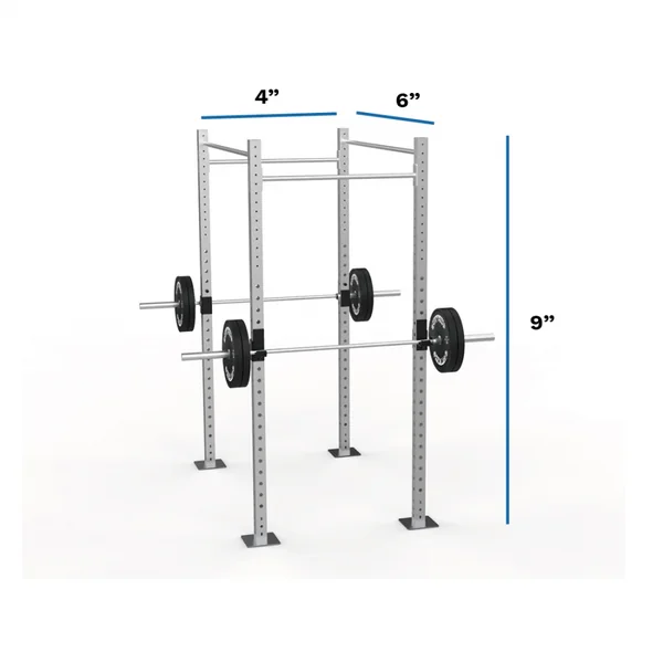 Galvanized Freestanding Expandable 9' Height Pull-Up Rig with Monkey Bar Option [Available 01/16/26]