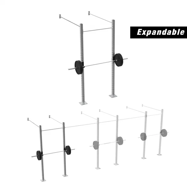 Galvanized Wall-Mounted Expandable 9' Height Pull-Up Rig with Monkey Bar Option [Available 01/16/26]