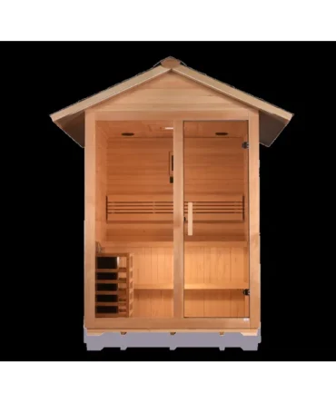 Golden Designs Arlberg 3 Person Traditional Outdoor Sauna