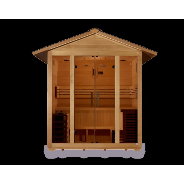 Golden Designs Vorarlberg 5 Person Outdoor Steam Sauna