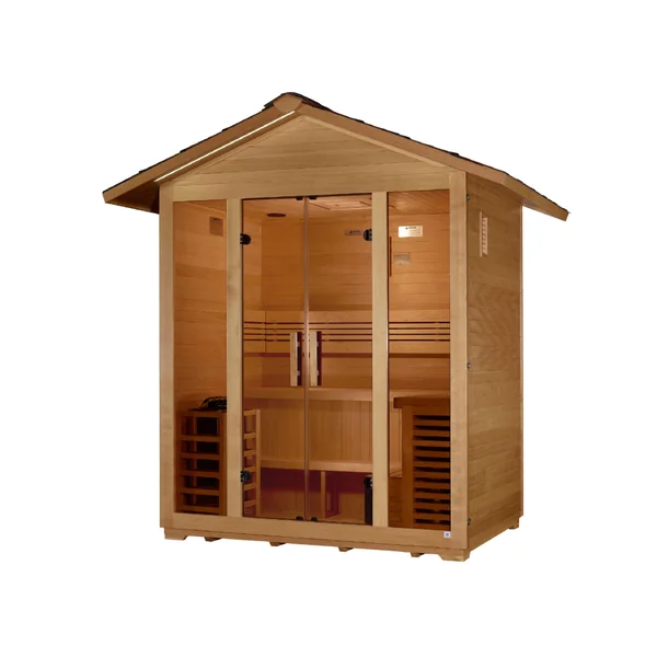 Golden Designs Vorarlberg 5 Person Outdoor Steam Sauna