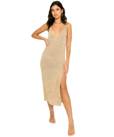 Golden Girl Midi Dress