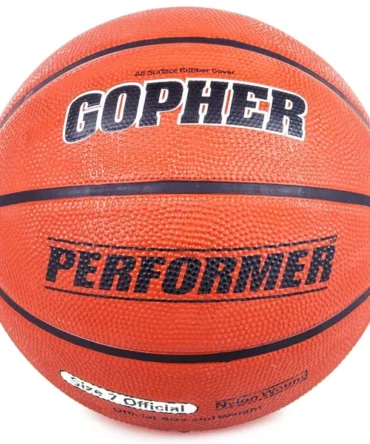 Gopher Performer Rubber Basketballs