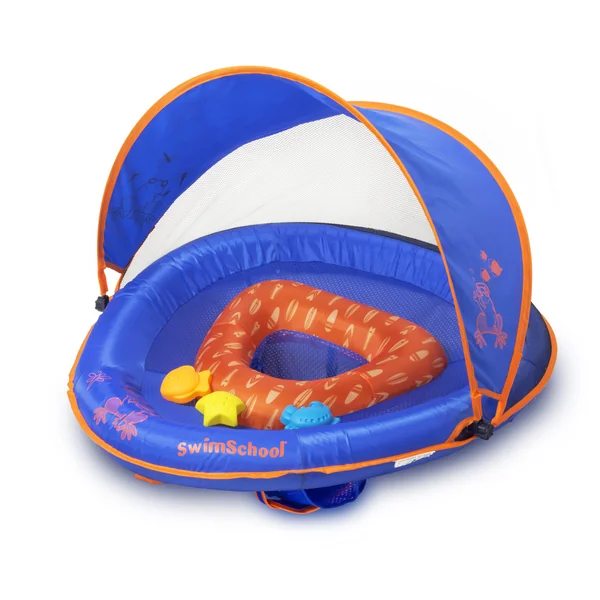 Grow With Me BabyBoat® with Adjustable Canopy | Deluxe Baby Float with Adjustable Safety Seat