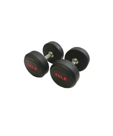 Gym Pros Rubber 5-100lb Pro Style Dumbbells-New