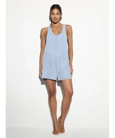 Hacienda Chambray Romper