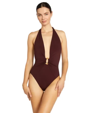Halter One Piece Swimsuit