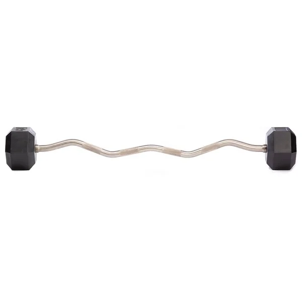 Hampton Fixed Hex Urethane Dura-Barbells |Curl or Straight