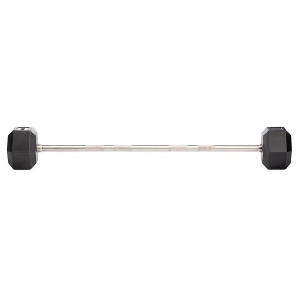 Hampton Fixed Hex Urethane Dura-Barbells |Curl or Straight