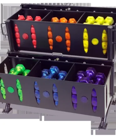 Hampton Jelly-Bell Urethane Aerobic Dumbbell Club Pack