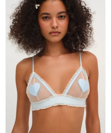 Heart Appliqué Bralette