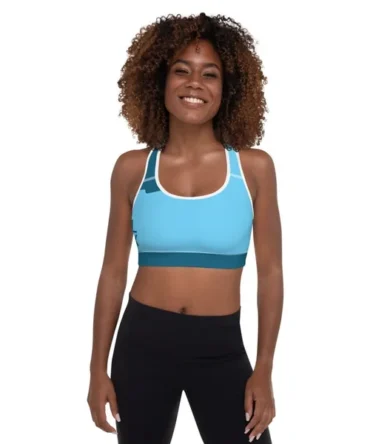 Hero X Flex: Hero Blue Padded Sports Bra