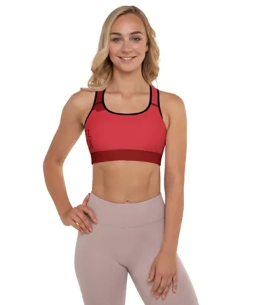 Hero X Flex: Ninja Red Padded Sports Bra