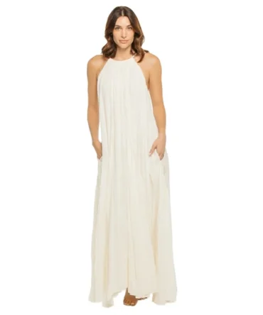 High Neck Maxi Dress