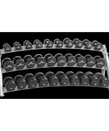 Hoist 3 Tier Horizontal Dumbbell Rack CF-3461-3. New