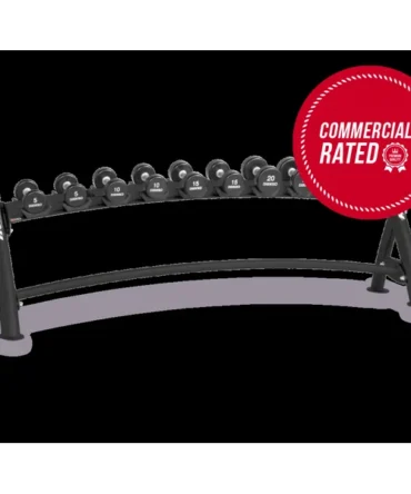 Hoist Fitness Commercial 1-Tier Horizontal Dumbbell Rack CF-3461-1