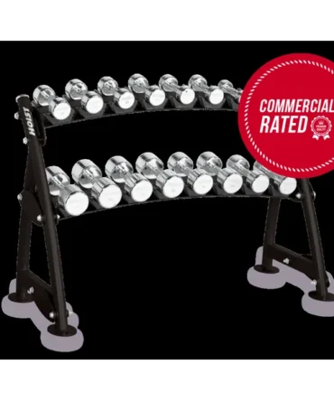 Hoist Fitness Commercial 2-Tier Horizontal Beauty Bell Rack CF-3462-2