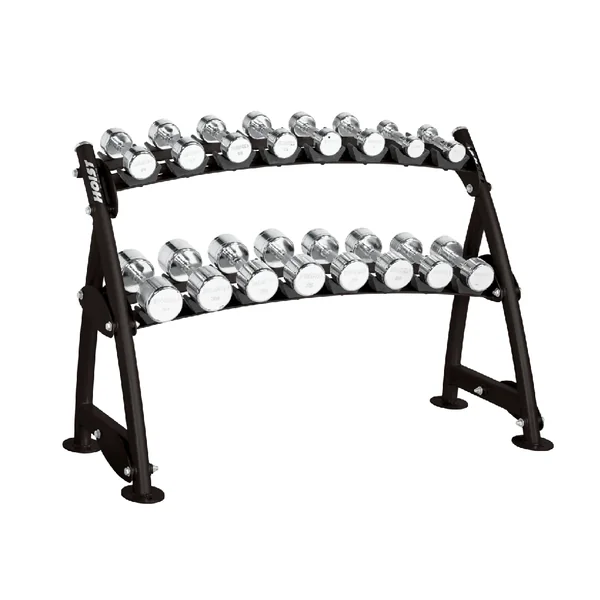 Hoist Fitness Commercial 2-Tier Horizontal Beauty Bell Rack CF-3462-2
