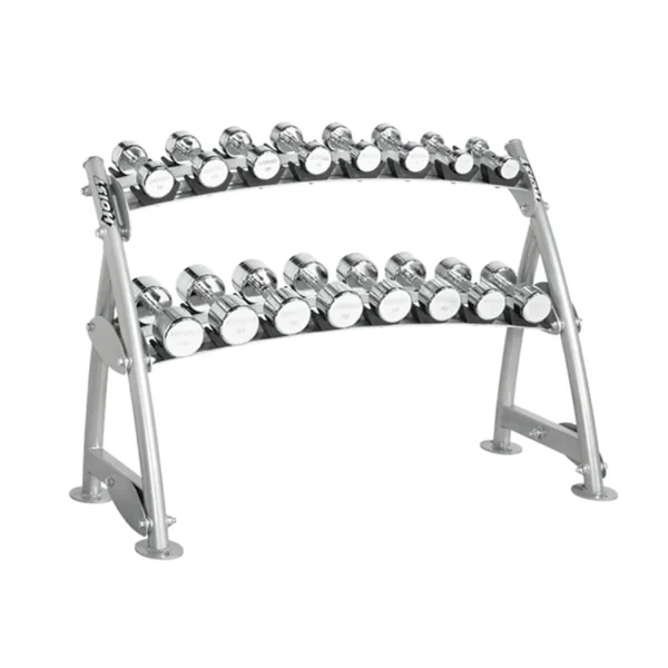 Hoist Fitness Commercial 2-Tier Horizontal Beauty Bell Rack CF-3462-2