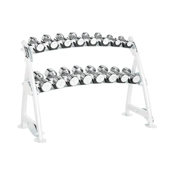 Hoist Fitness Commercial 2-Tier Horizontal Beauty Bell Rack CF-3462-2