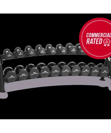 Hoist Fitness Commercial 2-Tier Horizontal Dumbbell Rack CF-3461-2