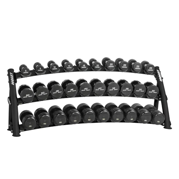 Hoist Fitness Commercial 3-Tier Horizontal Dumbbell Rack CF-3461-3