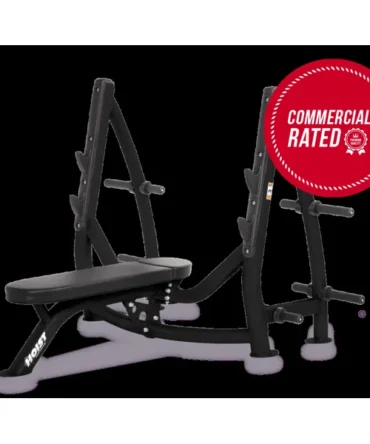 Hoist Fitness Commercial Olympic Flat Bench with Storage CF-3170-A