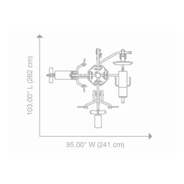 HOIST H4400 Multi-Stack Home Gym (4 Stack)-New. Call 888-502-2348 For Lowest Pricing