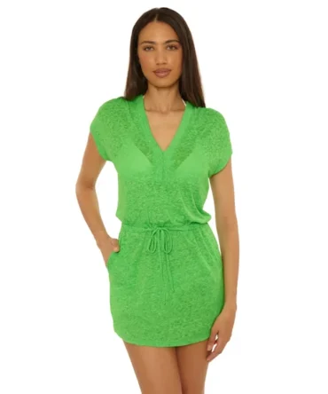 Hooded Mini Cover Dress