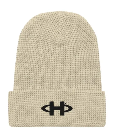 Iconic Waffle Beanie – Sand