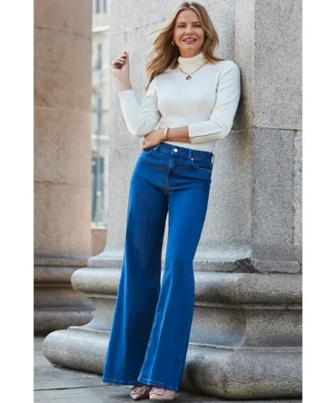 Indigo Blue Palazzo Jeans