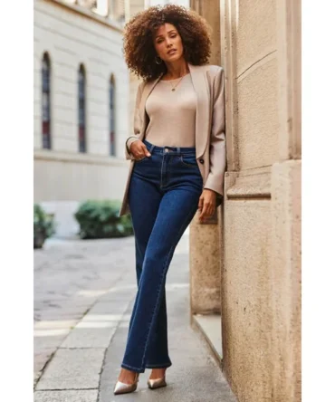 Indigo Blue Straight Leg Jeans