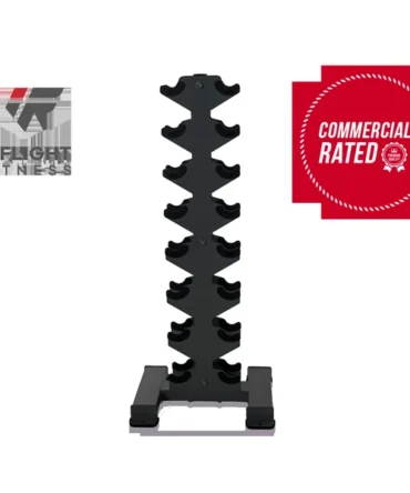 Inflight 8-Pair Vertical Dumbbell Rack