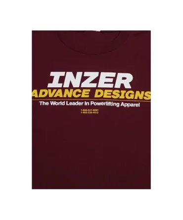 Inzer Logo Maroon T Shirt
