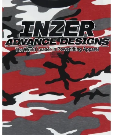 Inzer Logo Red Camo T-shirt