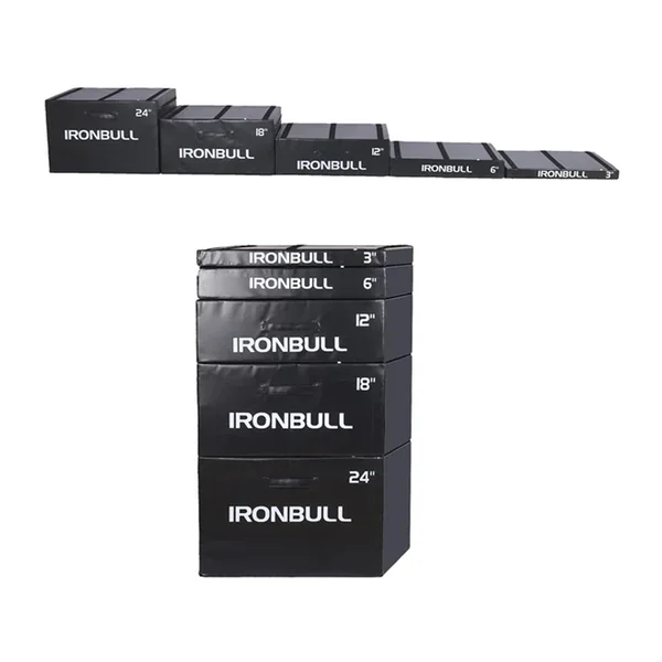 IronBull Stackable Set Soft Plyo Boxes