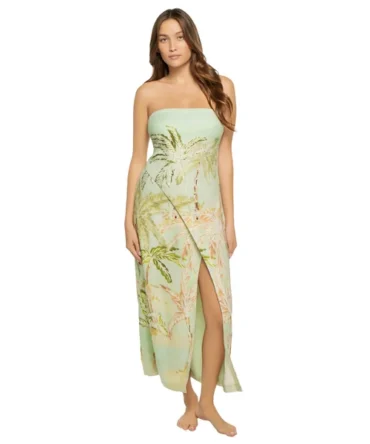 Isle Wrap Midi Dress