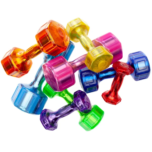 JELLY-BELL Urethane Aerobic Dumbbells | 6 Pair Pack
