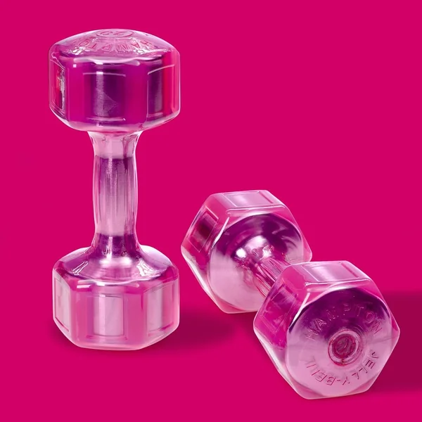 JELLY-BELL Urethane Aerobic Dumbbells | 8 Pair Pack