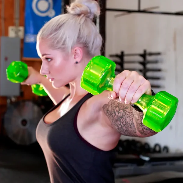 JELLY-BELL Urethane Aerobic Dumbbells | 8 Pair Pack