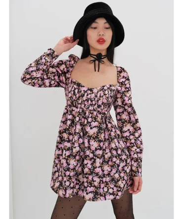 Kate Long Sleeve Mini Dress