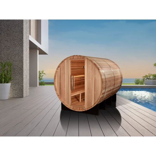 Klosters 6 Person Barrel Traditional Sauna