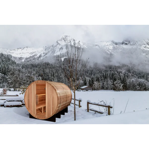 Klosters 6 Person Barrel Traditional Sauna